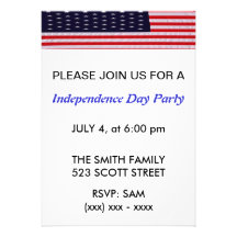 Independence Day Party invitation
