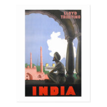 India-1927 Postcard