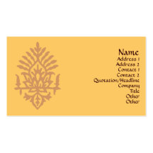 India Block Print Business Card