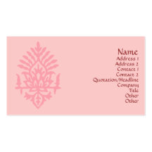 India Block Print Business Card