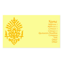 India Block Print Business Cards