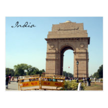 india gate police post card