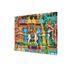 INDIA, Tamil Nadu, Chennai: Kapaleeshwarar Gallery Wrap Canvas