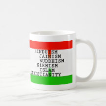 Indian (all religions) coffee mug