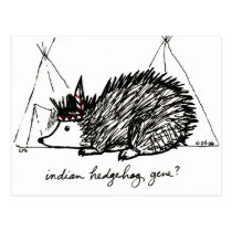 Indian Hedgehog Gene postcard postcards