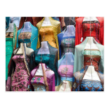 Indian Sari for Sale Postcard