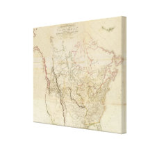 Indian Settlements in North America 2 Canvas Print