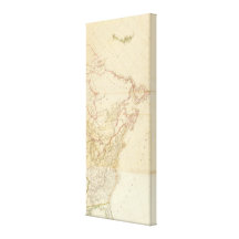 Indian Settlements in North America Gallery Wrapped Canvas