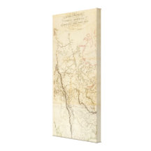 Indian Settlements in North America Gallery Wrap Canvas