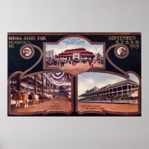 Indianapolis Indiana Indiana State Fair Posters