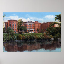 Indianapolis Indiana Old St Vincents Hospital Poster