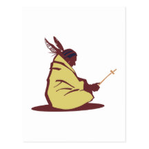 Indianer Native American Postkarten