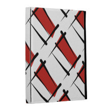 Indonesia Brush Flag iPad Folio Case