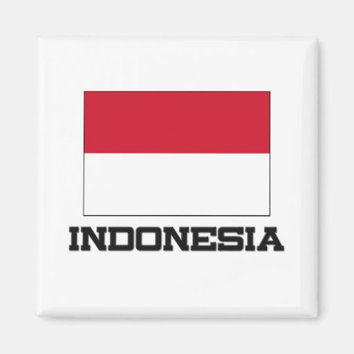 Indonesia Flag Refrigerator Magnet