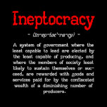 Ineptocracy Definition Poster (large) posters