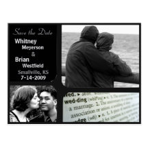Inexpensive Wedding Invitations Photo Postcard