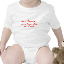 Infant creeper RED LIPSTICK