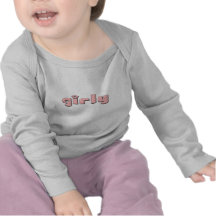 Infant's "girly" long sleeve t-shirt