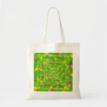 Infinity Wreath Yellow & Pink Tulips Canvas Bags