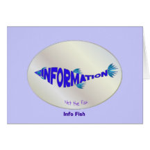 Info Fish Greeting Cards