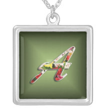 Initial A Necklace
