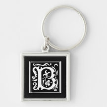 Initial B Key Chain