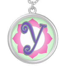 initial Y pendant