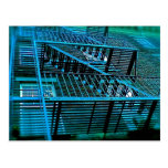 Inner City Blues and Fire Escapes Post Card