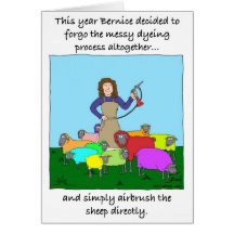 Innovative Yarn Dyeing Greeting Card