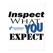 Inspect What You Expect Postcard