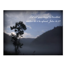 Inspiration scripture postcard Fontana, NC