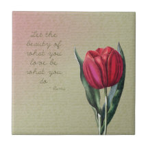 Inspirational Beauty Tulip Tile