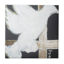 Inspirational Dove John 3:16 Tiles