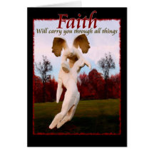 Inspirational Faith Note Card