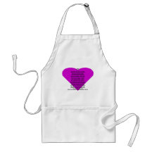 Inspirational Poem Aprons