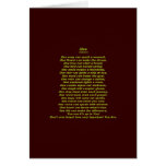 Inspirational Poem Card