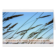 Inspirational Quote -- Conviction Cards