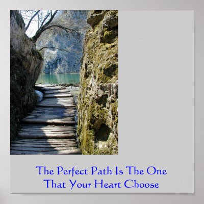 Motivational Quotes Posters on Inspirational Quotes The Perfect Path Posters On Zazzle Co Nz