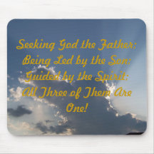Inspirational Rays Mouse Pad