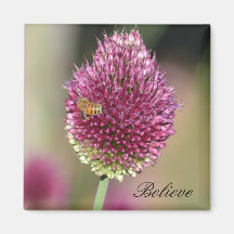 Inspired Pink Floral Refrigerator Magnets
