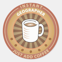 Instant Geographer Sticker
