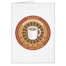 Instant Mountain Biker Card