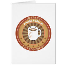 Instant Phone Person Card
