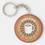 Instant Tennis Player Key Chain