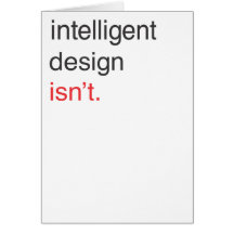 intelligent design card