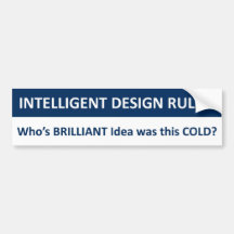Intelligent Design Rules! Bumper Sticker