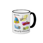 Interesting Yorkie Agility Coffee Mugs