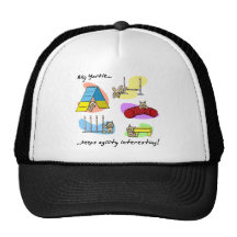 Interesting Yorkie Agility Trucker Hats