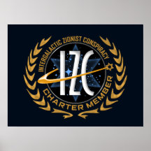 Intergalactic Zionist Conspiracy Poster