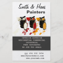 Interior Decorator Painters  House Painting Full Colour Flyer